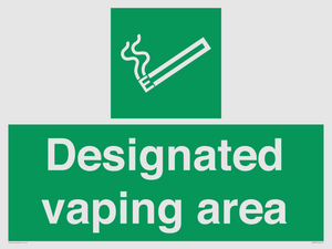 Designated vaping area